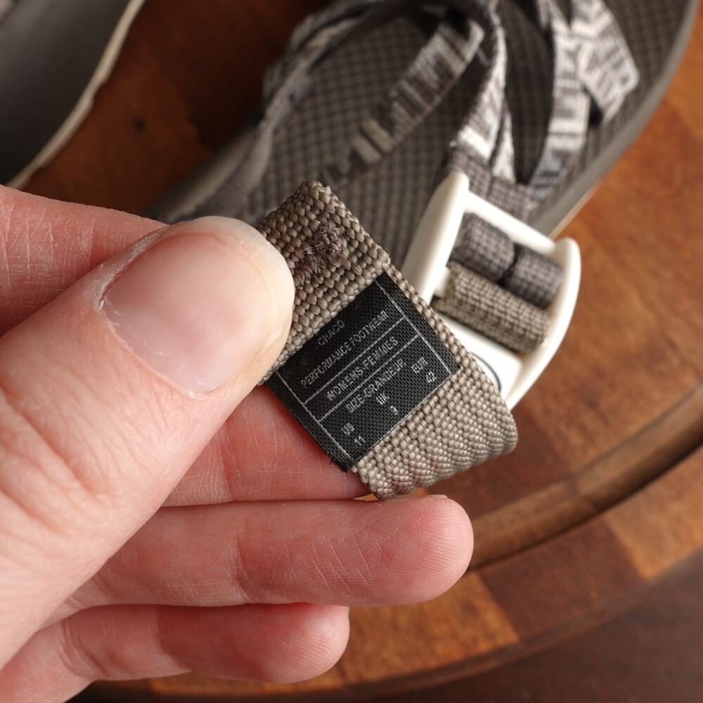 Chaco Sandals Womens SZ 11 Gray Z/Cloud Strappy Outdoor Hiking Adjustable Shoes - Picture 12 of 16